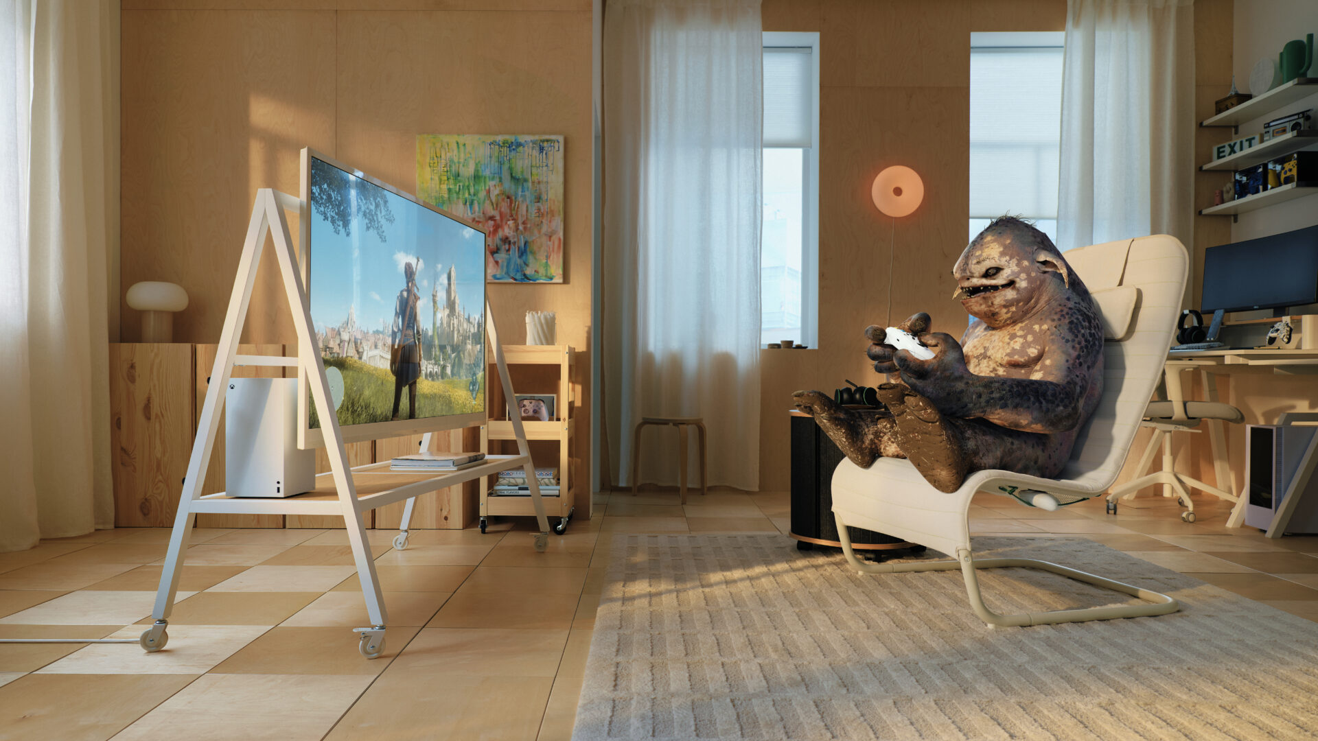 IKEA lanserer YXSTABY TV-stativ på hjul